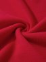Унисекс Мека Ватирана Блуза в Ярко Червен Цвят с Уникална Щампа / Готин Дизайн, снимка 3