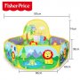 Басейн с топки Fisher Price, 120х41 см. 25 броя топки,Баскетболен кош с височина 48 см,, снимка 4