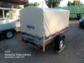 Туристическо, самосвално ремарке REPO DRS с брезент и шпригли до 750kg., снимка 5