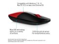 Мишка Безжична HP Z3700 Red/Black Черно-червена wireless, снимка 5