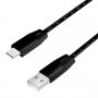 Кабел  USB2.0 A-C M/M, 1m, Logilink SS301047, снимка 1 - Друга електроника - 39248173