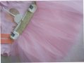 Блузка розов цвят и пола от тюл, снимка 3