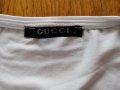 GUCCI, Уникална Тениска с камъни, Размер S. Код 1325, снимка 5