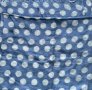 Прекрасен шал вълна и коприна син на точки и голяма синя чанта Roccobarocco , снимка 4