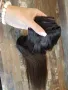 100% естествена европейска коса. 100гр, 51см дължина., снимка 5