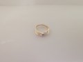 Златен дамски пръстен с циркони 7, снимка 5