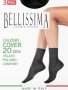 Bellissima италиански черни,бежови къси чорапи над глезените Белисима дамски къси прозрачни чорапи, снимка 2