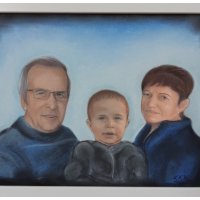 Детски и семейни портрети-ръчно рисувани, снимка 5 - Картини - 28968718