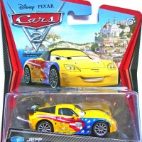 Количка Jeff Gorvette Cars 2 - Disney / Pixar , снимка 1 - Коли, камиони, мотори, писти - 37829368
