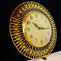 Richter W.Germany,стенен часовник,позлата. , снимка 7 - Антикварни и старинни предмети - 33186785