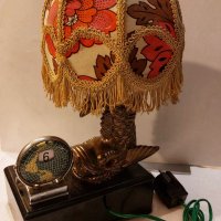 Стара японска лампа с латерна, снимка 1 - Настолни лампи - 39924564