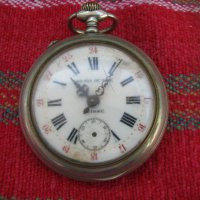 Швейцарски джобен часовник Роскоп, снимка 1 - Антикварни и старинни предмети - 28480865
