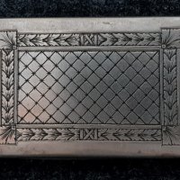 Сребърна сребро табакера кутиика за енфие Сецесион, снимка 9 - Антикварни и старинни предмети - 33655596