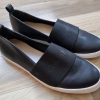 Дамски кожени обувки Calvin Klein Morina - 36/37, снимка 3 - Пантофи - 37485698