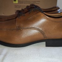 Мъжки официални обувки от естестствена кожа CLARKS №47, снимка 1 - Официални обувки - 44060025