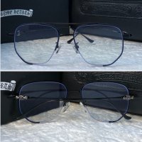 CHROME HEARTS мъжки прозрачни слънчеви очила диоптрични рамки, снимка 1 - Слънчеви и диоптрични очила - 38809335
