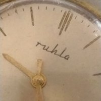 Стар часовник Ruhla ANTI-MAGNETIC рядък за КОЛЕКЦИЯ 41744, снимка 2 - Други ценни предмети - 43893573