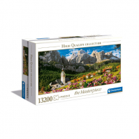 CLEMENTONI 13200ч. Пъзел Sellagruppe Dolomites 38007, снимка 1 - Игри и пъзели - 36497823