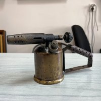 Белгийска бензинова горелка / лампа. №2872, снимка 1 - Антикварни и старинни предмети - 38399571