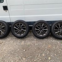 Алуминиеви джанти със зимни гуми Borbet 215/60/17 5x112 BMW X1 X2, снимка 1 - Гуми и джанти - 38093703