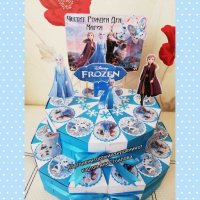Картонена торта Замръзналото кралство Frozen , снимка 5 - Други - 27734918