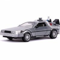 Jada 253255021 Back Delorean (Future) Die-cast Toy Time Machine Car, снимка 5 - Коли, камиони, мотори, писти - 44126667