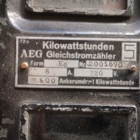 Много стар немски електромер, снимка 4 - Антикварни и старинни предмети - 43905685