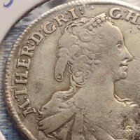 Сребърна монета 15 кройцера 1747г. Мария Терезия Кремниц Унгария 13755, снимка 4 - Нумизматика и бонистика - 42999810