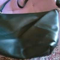Женска кожена чанта нова маслено зелена 31х21х10см, снимка 2 - Чанти - 43560558