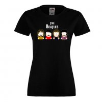  Дамска тениска Beatles South Park , снимка 1 - Тениски - 32859575