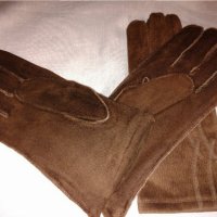 Кожени / велур ръкавици , снимка 3 - Ръкавици - 34624027
