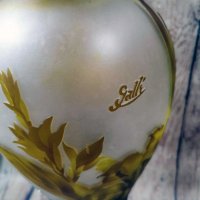 Стъклена ваза - Гале, снимка 2 - Вази - 43312813