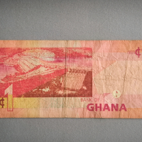 Банкнота - Гана - 1 седи | 2010г., снимка 2 - Нумизматика и бонистика - 44878278