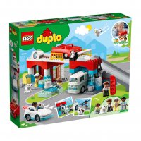 LEGO® DUPLO® Town 10948 - Паркинг и автомивка, снимка 2 - Конструктори - 34931981