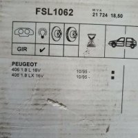 FERODO FSL1062 НАКЛАДКИ ПРЕДНИ С ДАТЧИК за PEUGEOT 406 1995 до 2004, снимка 2 - Части - 28237087