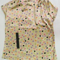 Дамска блуза цвят екрю на точки марка Nife , снимка 4 - Туники - 38252240