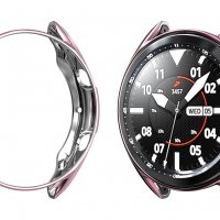 За Samsung watch 3 45mm-розово златисти силиконови протектори, снимка 1 - Смарт часовници - 32850778