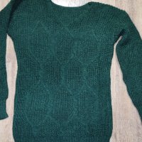 зелено пуловерче, снимка 1 - Блузи с дълъг ръкав и пуловери - 43780681