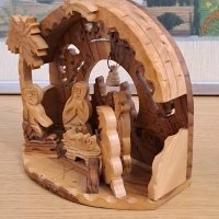 Дърворезба ,,Раждането на Исус Христос,,, снимка 7 - Антикварни и старинни предмети - 43390650