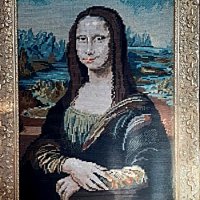 Продавам гоблен Мона Лиза, снимка 1 - Гоблени - 33141586