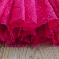 122 H&M празнична рокля, червена рокля, снимка 3 - Детски рокли и поли - 35435433