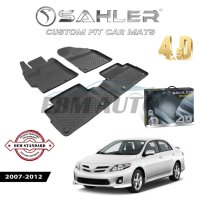 Гумени Стелки SAHLER 4D TOYOTA COROLLA 2007 - 2012, снимка 1 - Аксесоари и консумативи - 44089986