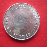 10 гулден 1973 сребърна монета холандия нидермандия , снимка 4 - Нумизматика и бонистика - 32999429