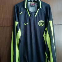 Borussia Dortmund 1996/1997 Nike Vintage оригинална тениска фланелка блуза Борусия Дортмунд XL Away, снимка 1 - Тениски - 43003085