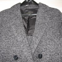 Massimo Dutti дамско вълнено палто меланж, снимка 2 - Палта, манта - 38346883