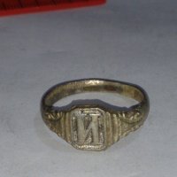 Стар пръстен над стогодишен сачан - 66681, снимка 1 - Антикварни и старинни предмети - 29005590