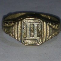 Старинен пръстен над стогодишен сачан - 67071, снимка 2 - Пръстени - 29011874