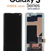 Нов 100% Оригинален LCD Дисплей + Тъч скрийн за Samsung Galaxy S10 SM-G973 2019 BLACK Service Pack  , снимка 1 - Резервни части за телефони - 33599086