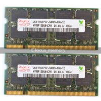 4GB DDR2 (2х 2GB) Рам Памети за ЛАПТОПИ RAM MEMORY SO-DIMM за Компютри ДДР2 СОДИМ, снимка 2 - RAM памет - 21021563