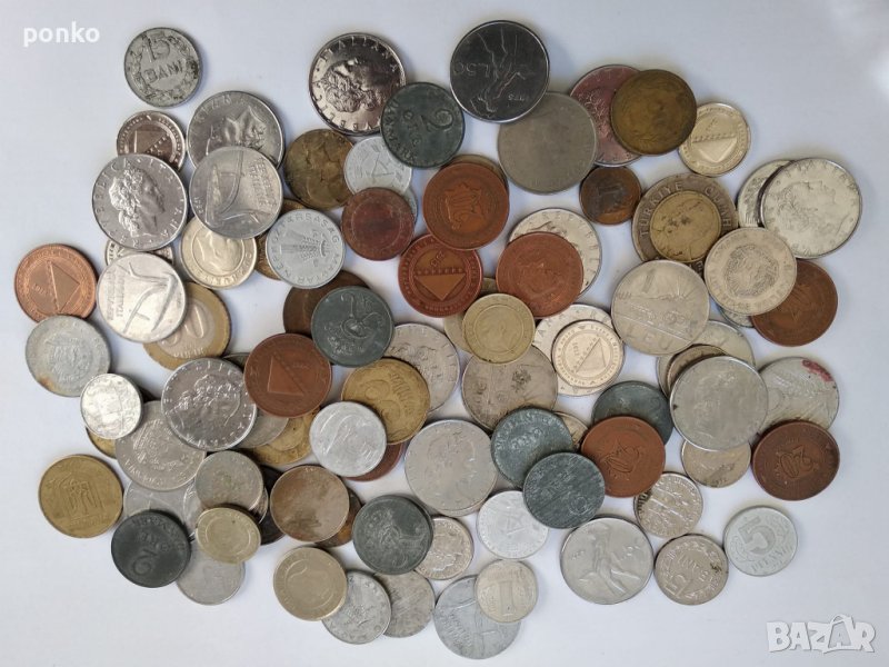 100бр чужди монети, снимка 1